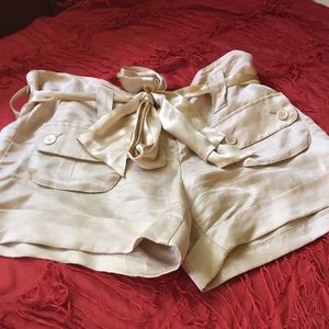 Bebe Linen and Silk Short